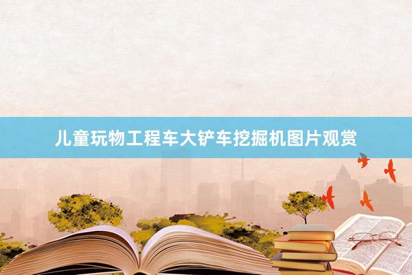 儿童玩物工程车大铲车挖掘机图片观赏