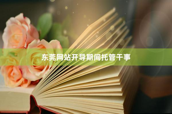 东莞网站开导期间托管干事