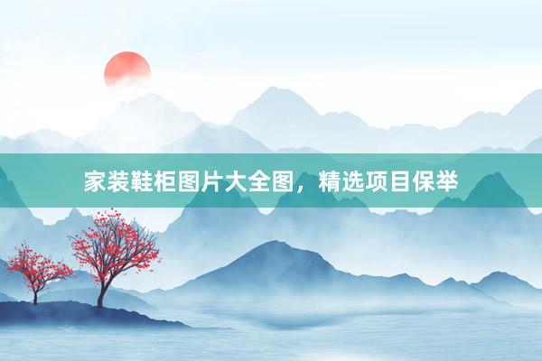 家装鞋柜图片大全图，精选项目保举